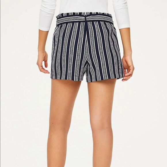 Loft Paper Bag Waist Shorts - Picture 2 of 4